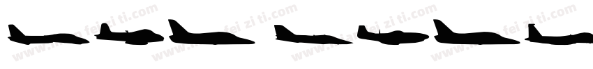 AIR FORCE字体转换